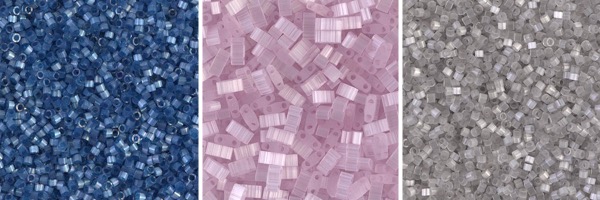 Silk satin seed beads